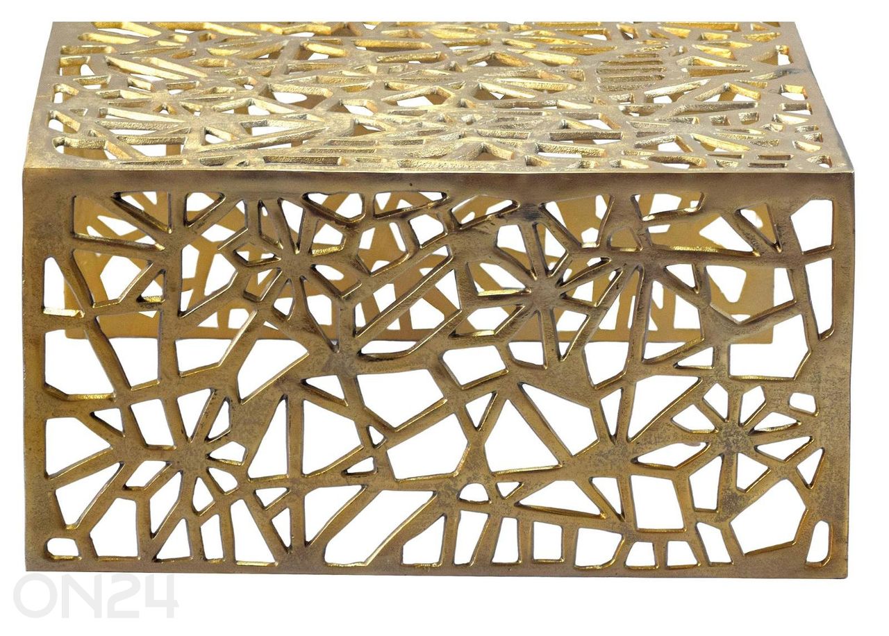 Diivanilaud 60x60 cm, kuldne suurendatud