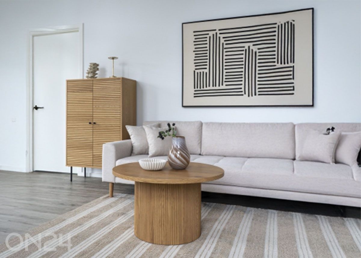 Diivanilaud Boavista Ø 80 cm suurendatud