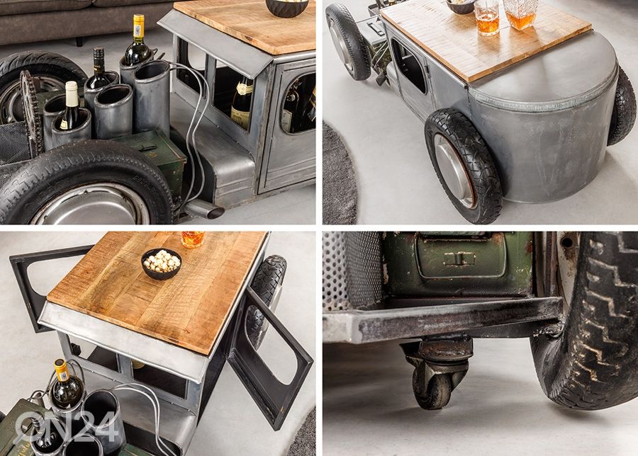 Diivanilaud Hot Rod 165x73 cm suurendatud