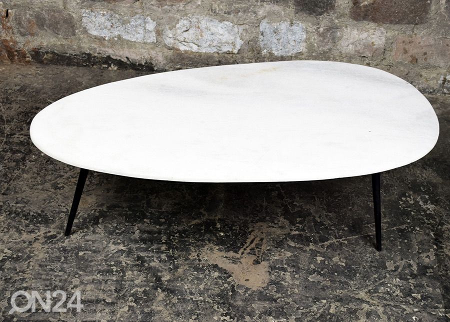 Diivanilaud Marble 110x55 cm suurendatud