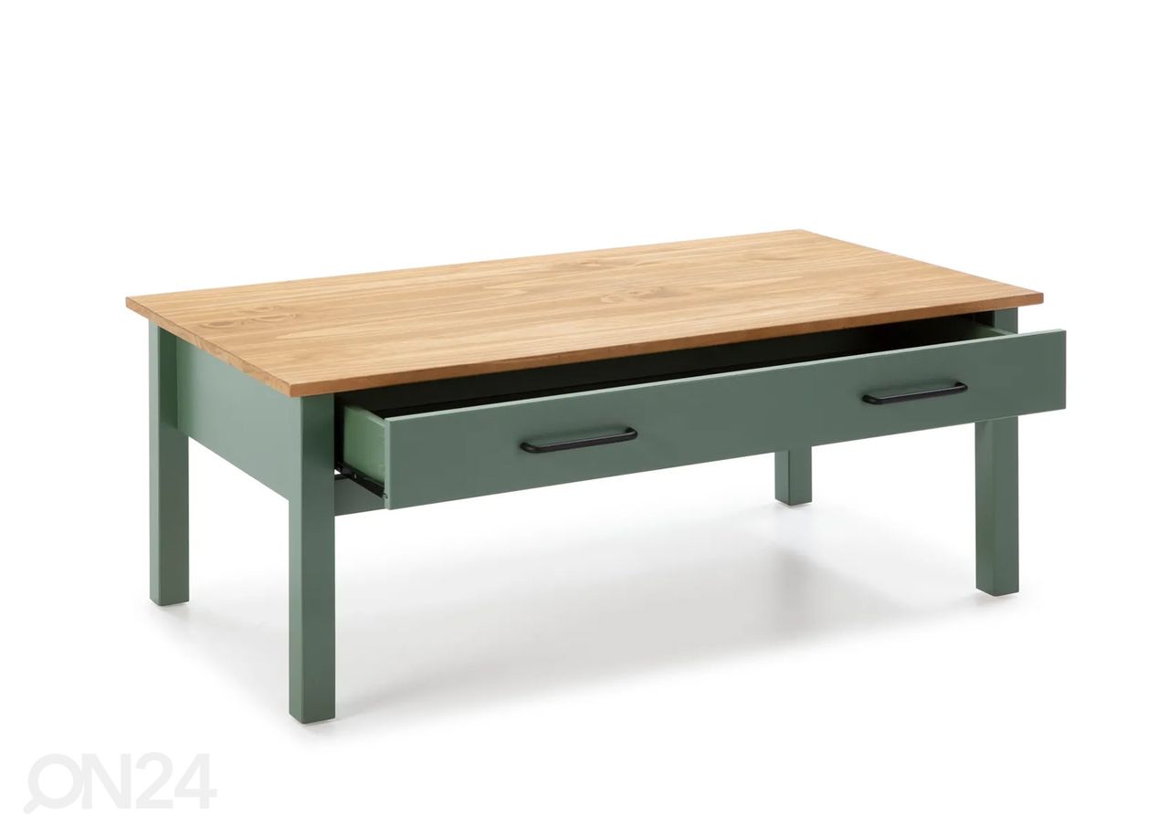 Diivanilaud Miranda Green 100x55 cm suurendatud