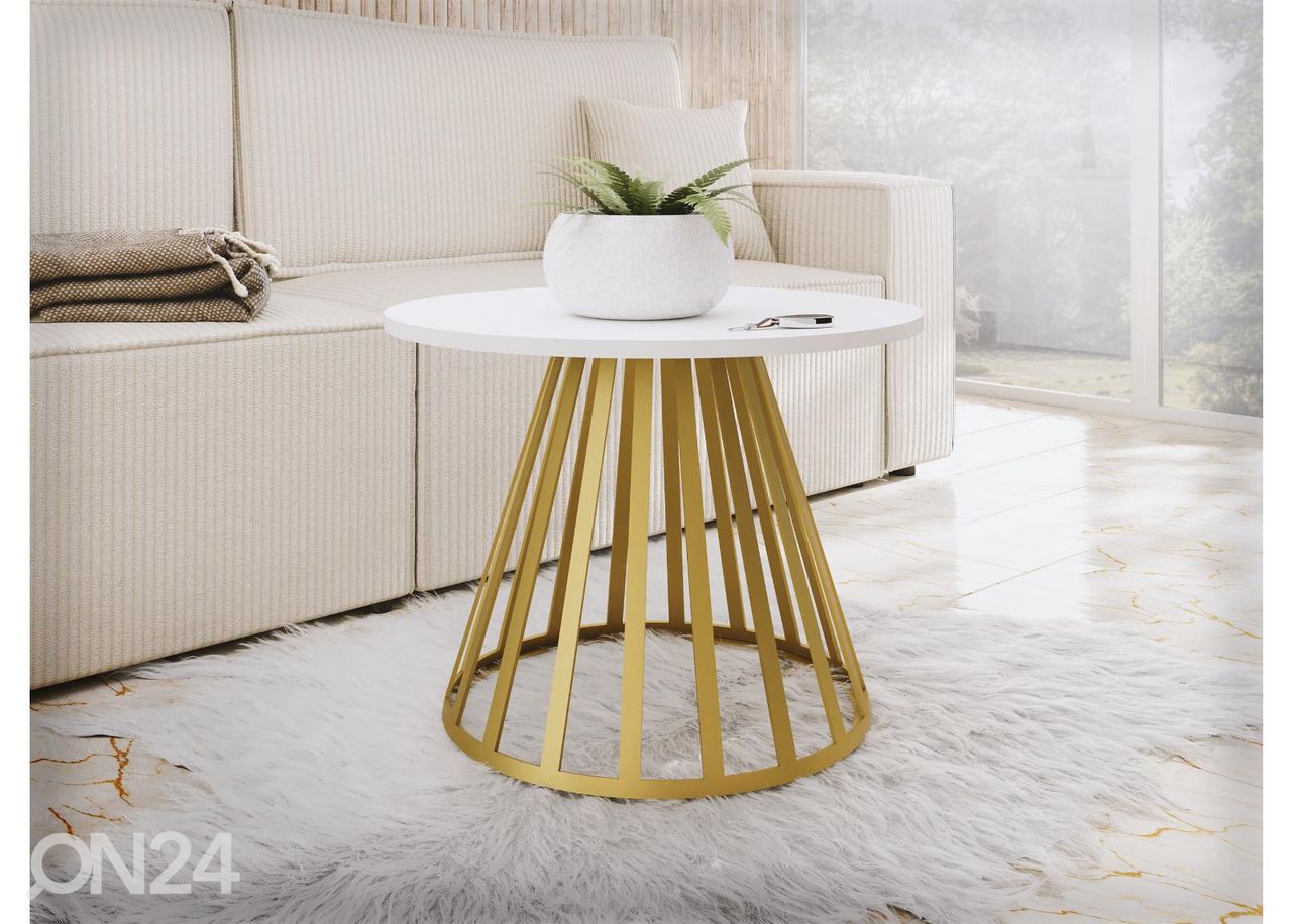 Diivanilaud Moona Mini Ø 58 cm suurendatud