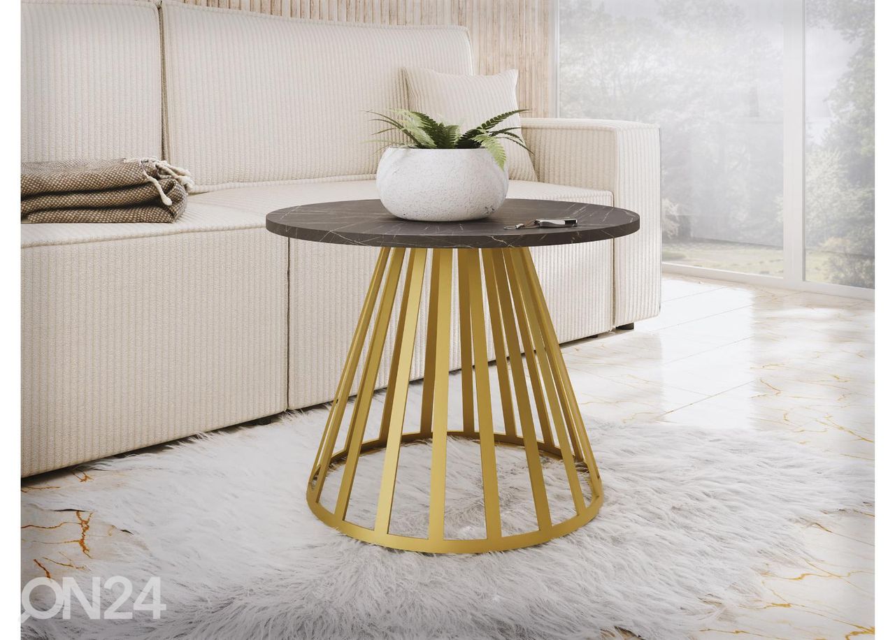 Diivanilaud Moona Mini Ø 58 cm suurendatud