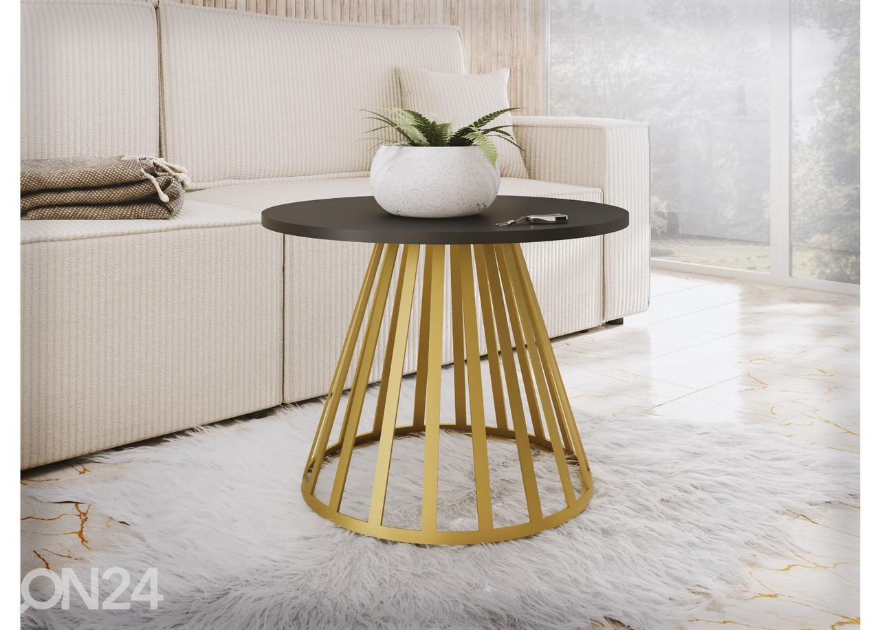 Diivanilaud Moona Mini Ø 58 cm suurendatud