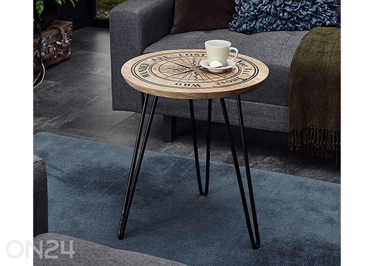 Diivanilaud Nevis Ø 46 cm suurendatud