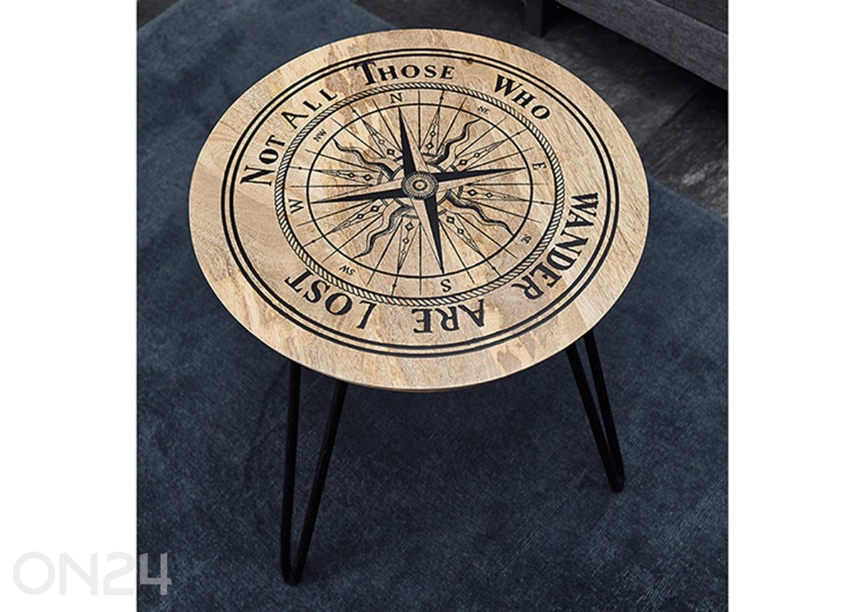 Diivanilaud Nevis Ø 46 cm suurendatud