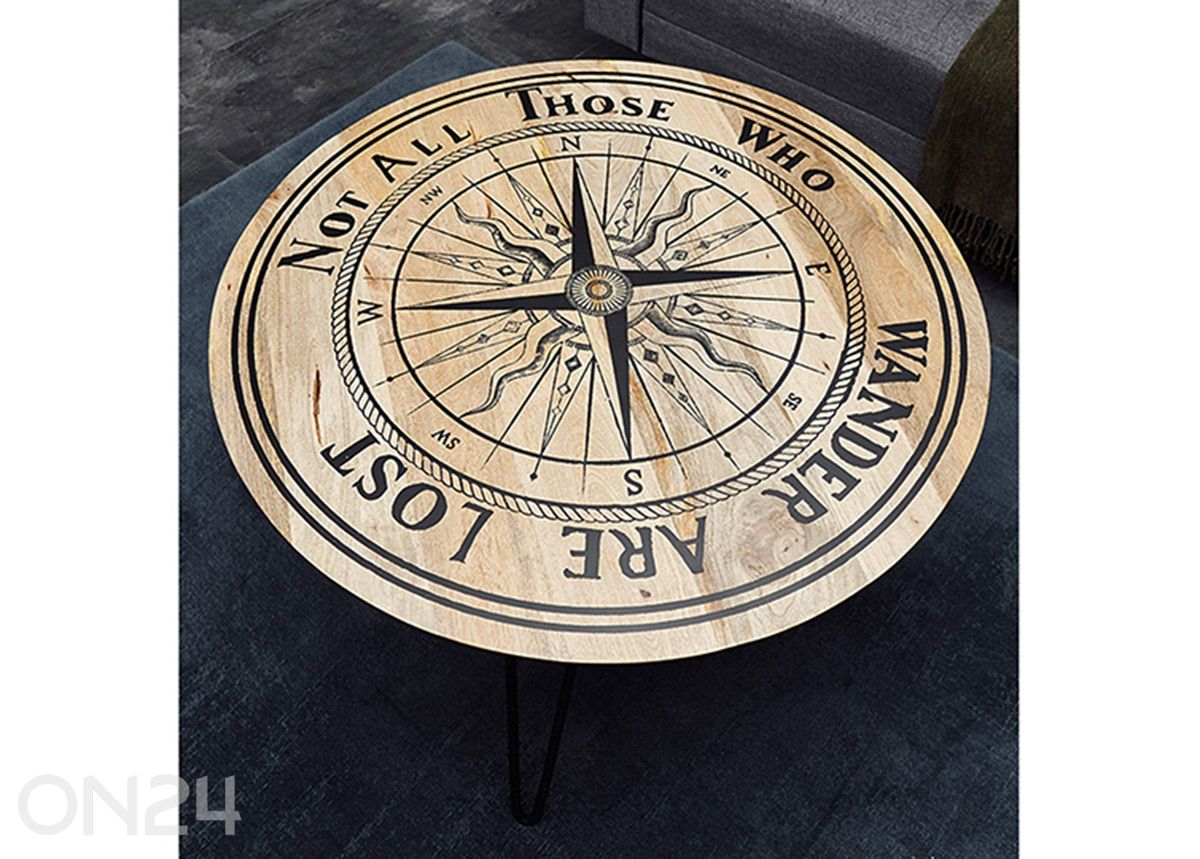 Diivanilaud Nevis Ø 90 cm suurendatud