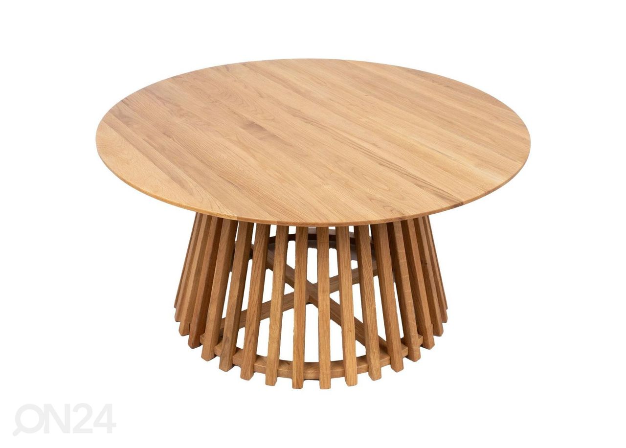 Diivanilaud Slatted Ø 80 cm suurendatud