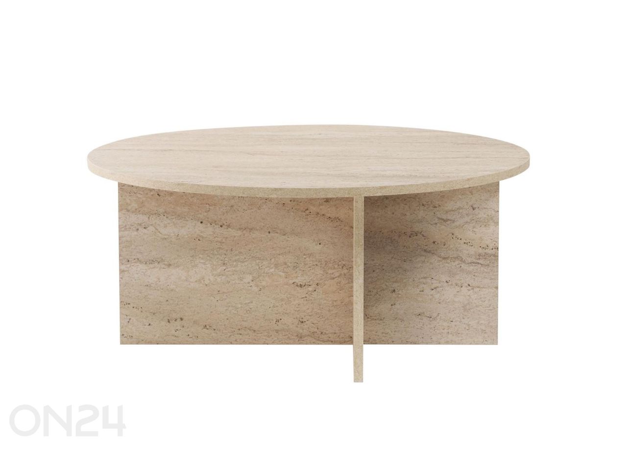 Diivanilaud Soleil Ø 90 cm suurendatud