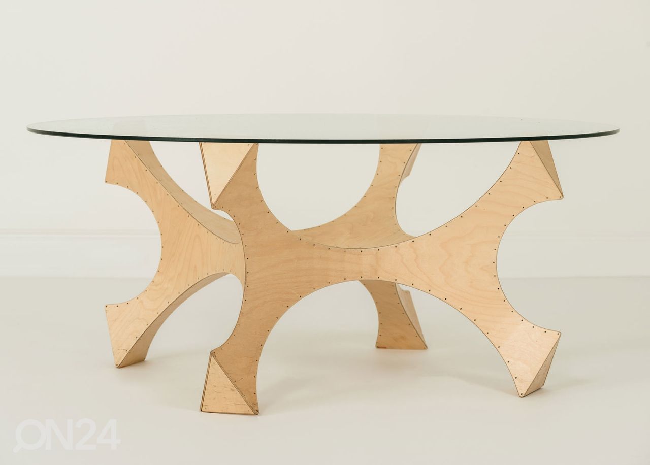 Diivanilaud / söögilaud Nemo Ø 100 cm suurendatud