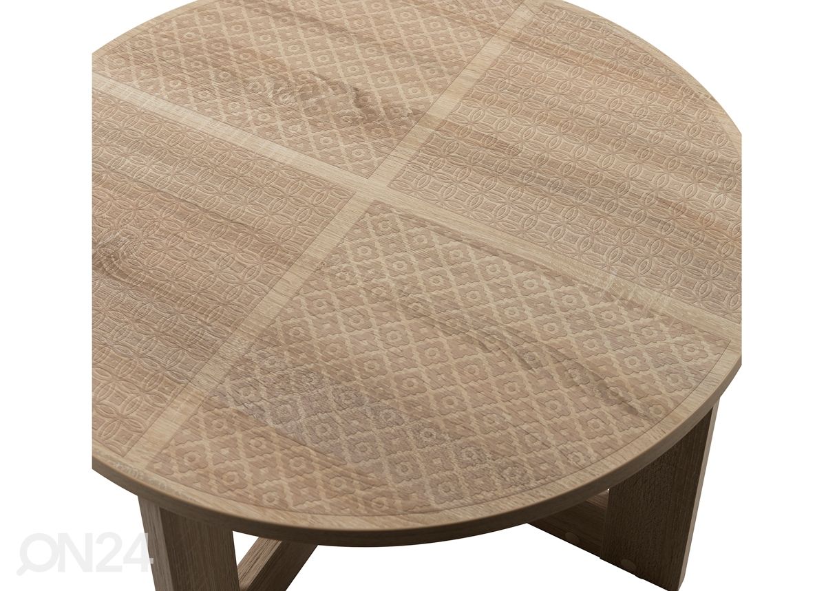 Diivanilaud Tika Ø 82 cm suurendatud
