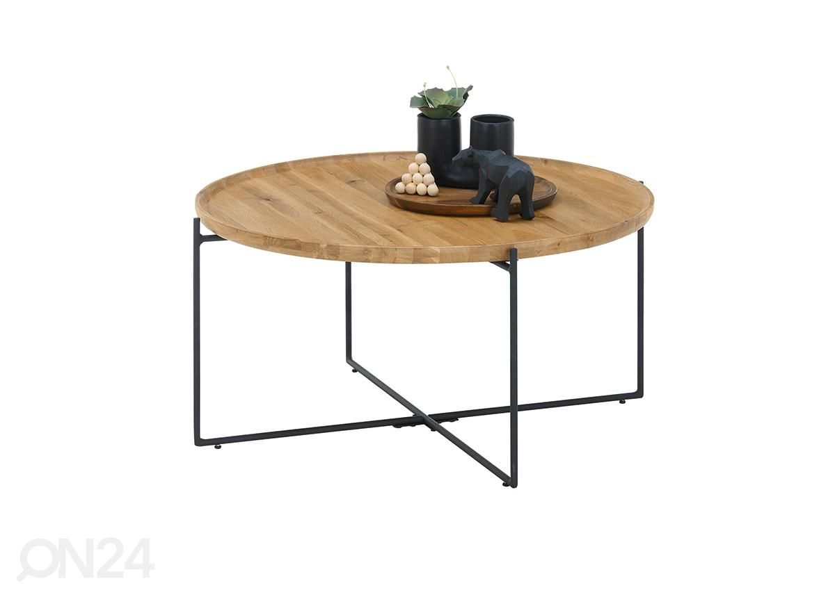Diivanilaud Treviso Ø 80 cm suurendatud