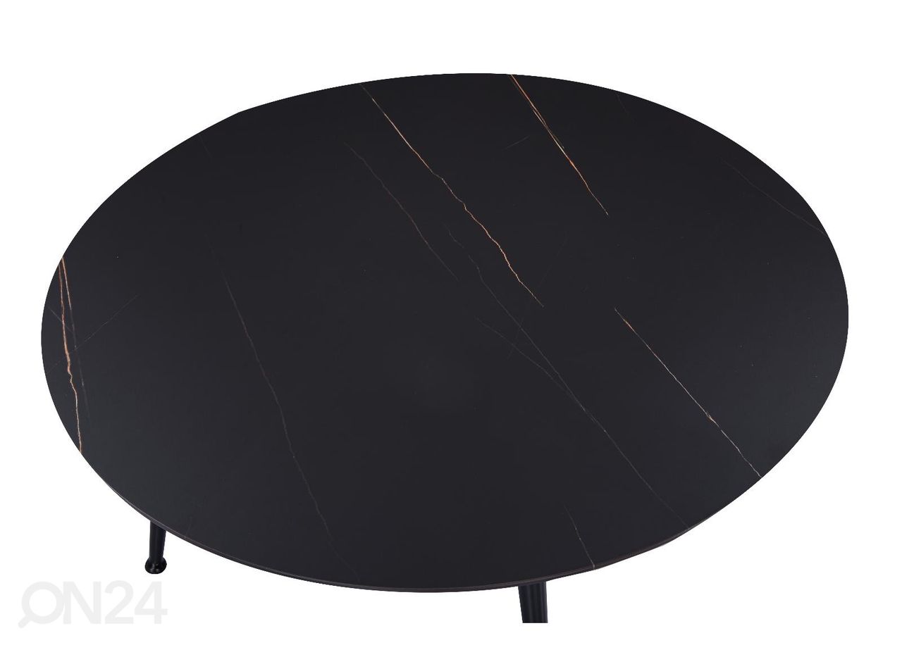 Diivanilaud Tron Ø 80 cm suurendatud