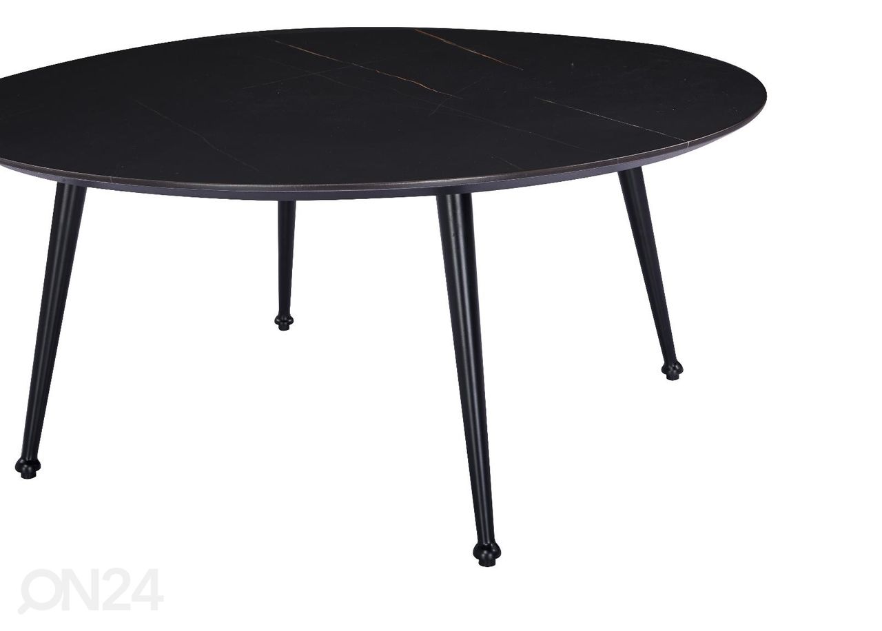 Diivanilaud Tron Ø 80 cm suurendatud