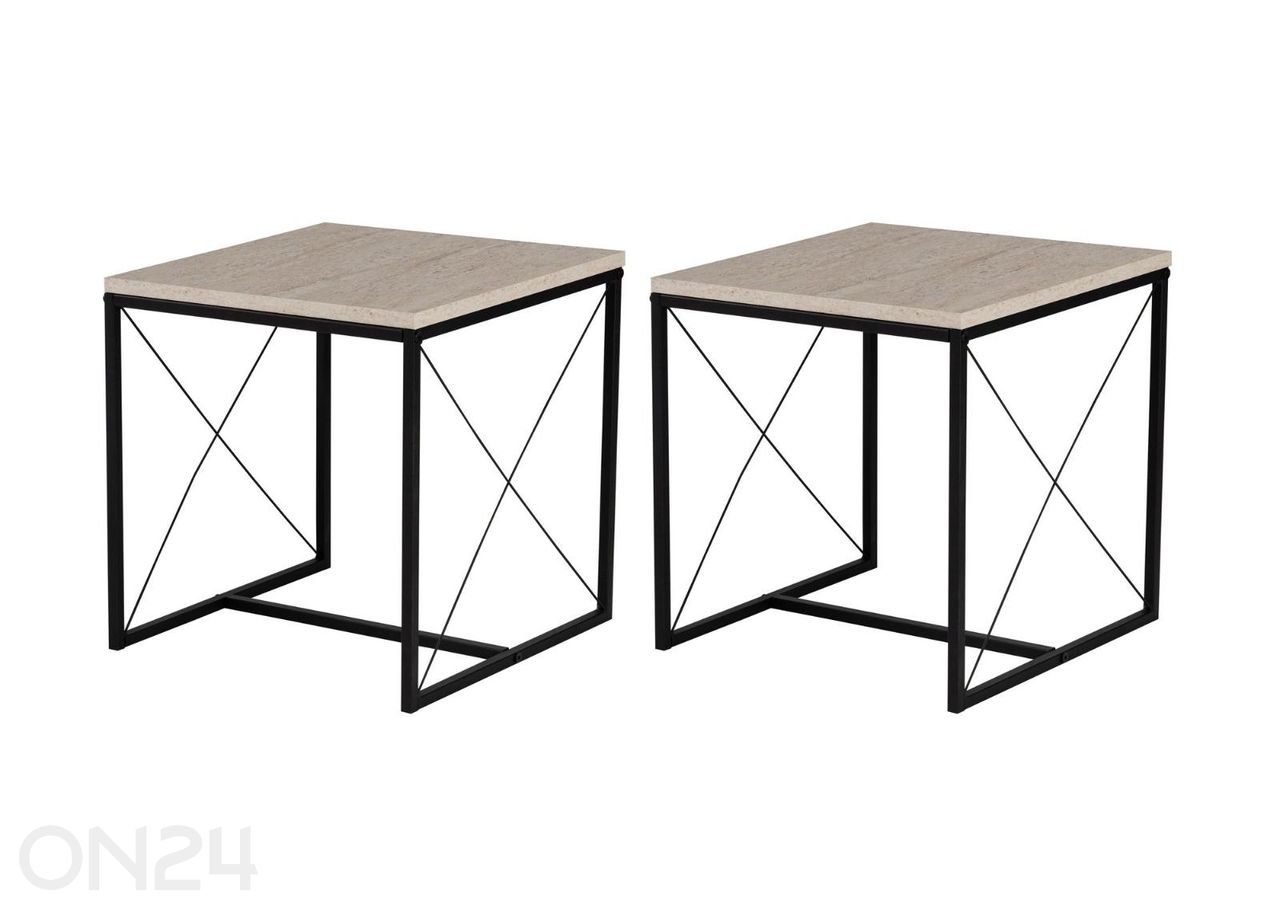 Diivanilaudade komplekt Defne 3 tk suurendatud