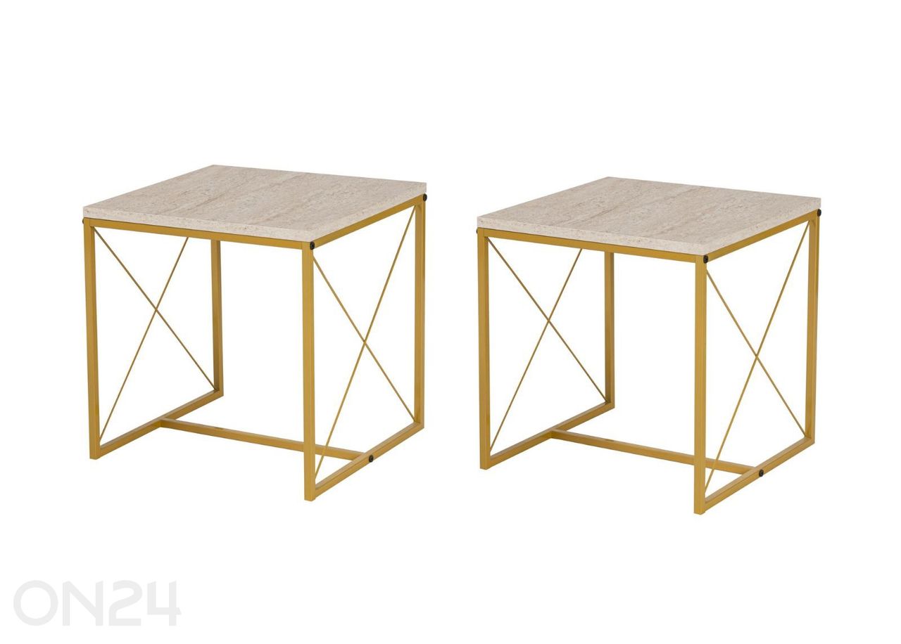 Diivanilaudade komplekt Defne 3 tk suurendatud