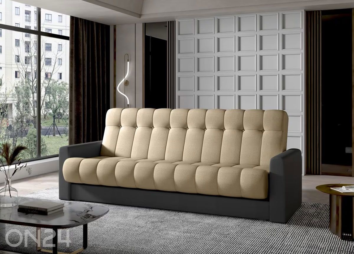 Diivanvoodi pesukastiga Gro suurendatud