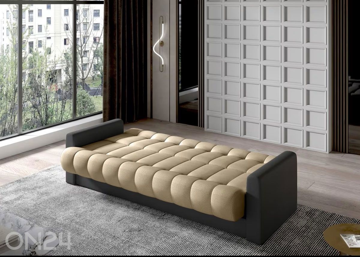 Diivanvoodi pesukastiga Gro suurendatud