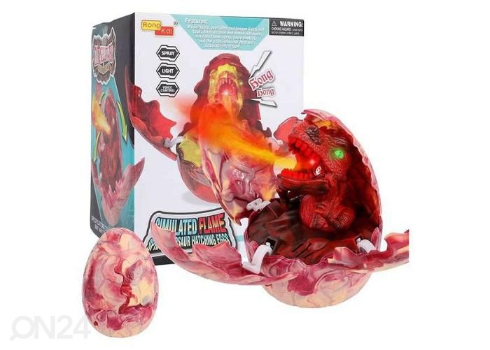 Dinosauruse muna tuld purskav suurendatud