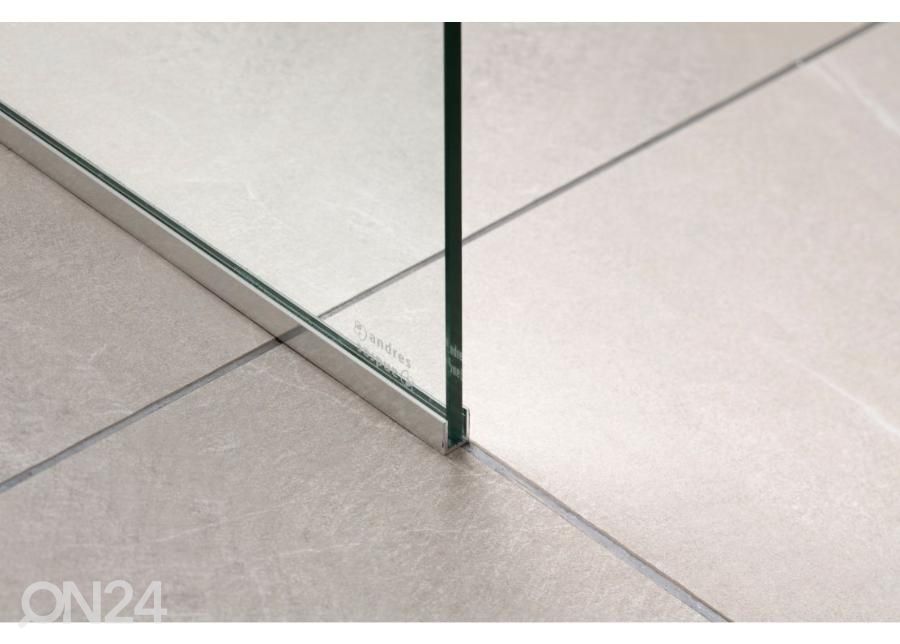 Dušisein Conforto 80 cm, kirgas suurendatud