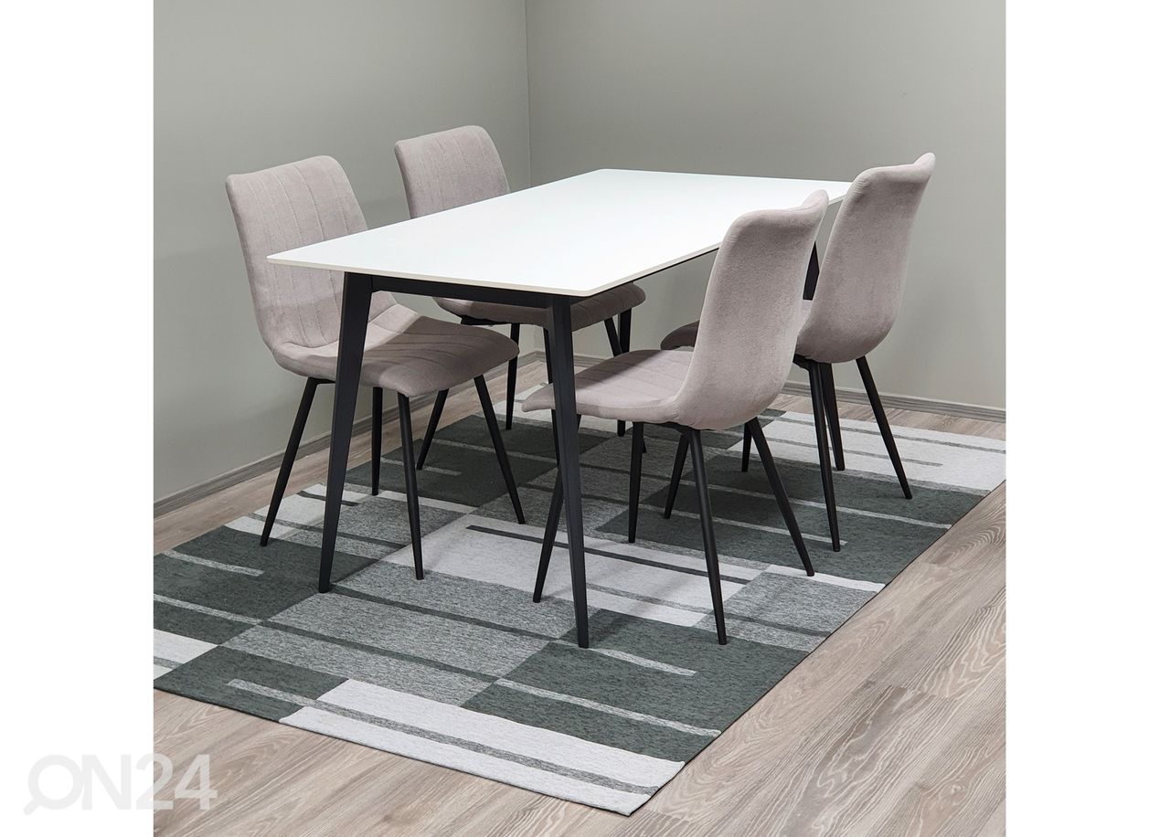 Easy Care vaip Karina hall 160x230 cm suurendatud