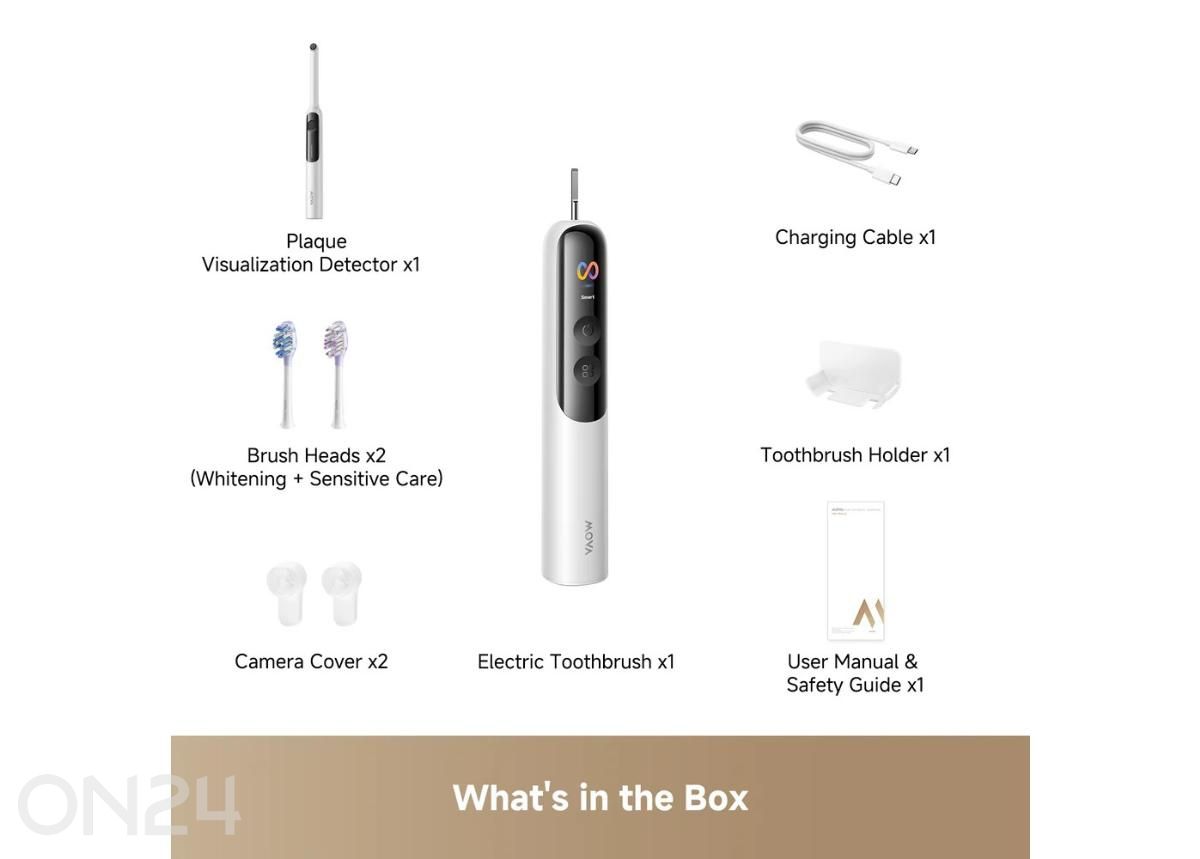 Elektriline hambahari MOVA Fresh 20 Vision suurendatud