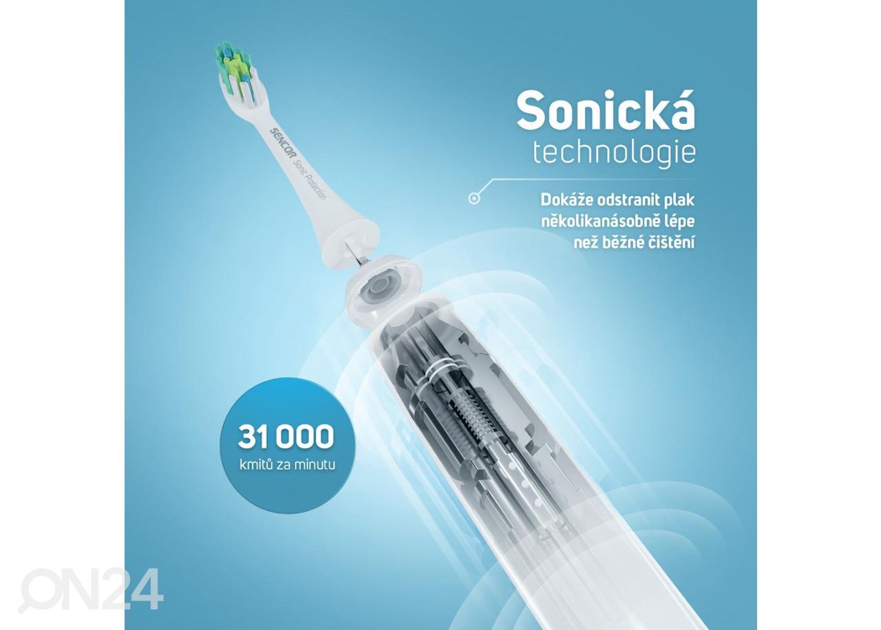 Elektriline hambahari Sencor suurendatud