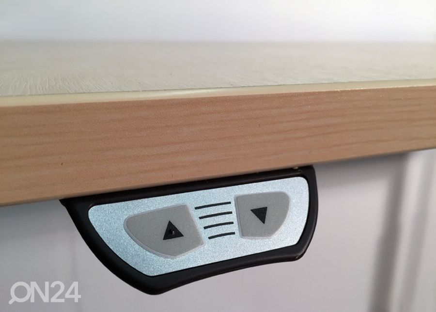 Elektriliselt reguleeritav kirjutuslaud suurendatud