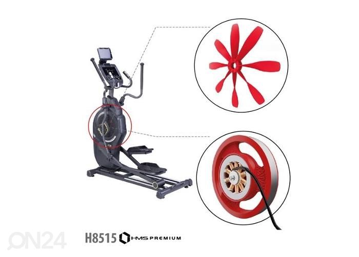 Elliptiline trenažöör jõusaali HMS Premium H5815 suurendatud