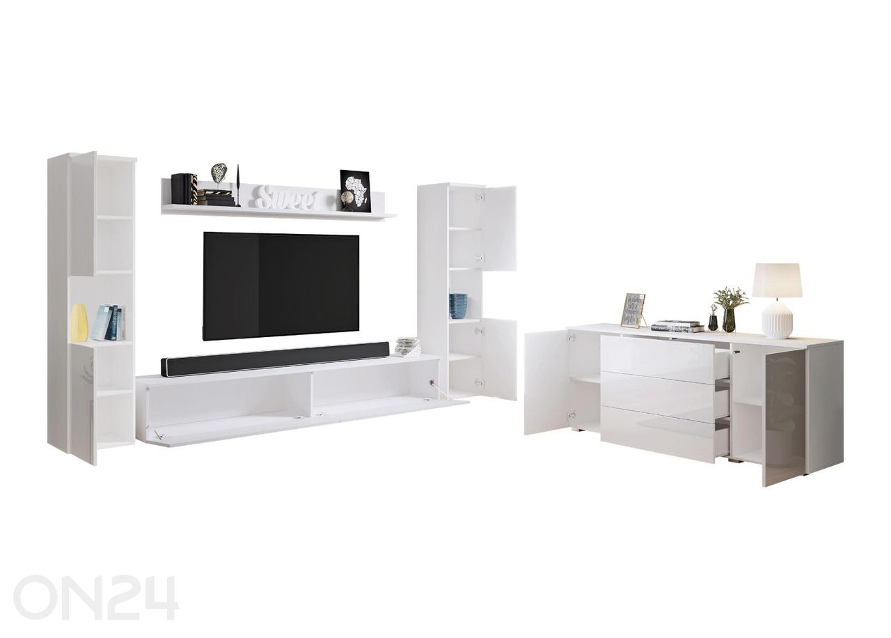 Elutoamööbli komplekt Paris II + LED suurendatud