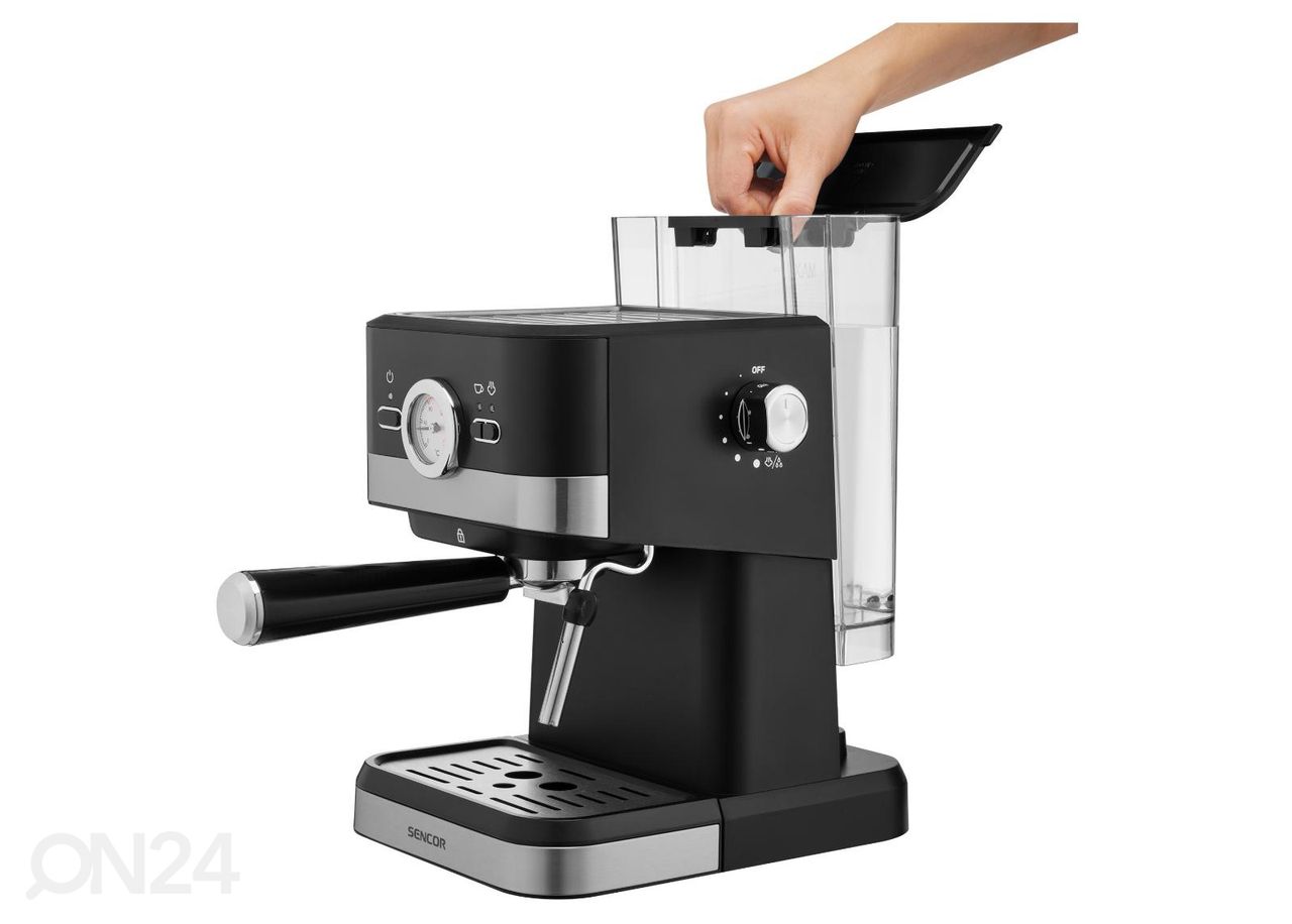 Espressomasin Sencor suurendatud