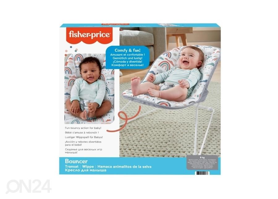 Fisher-Price lamamistool vikerkaar suurendatud