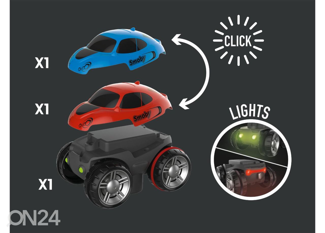 Flextreme avastuskomplekt Smoby suurendatud