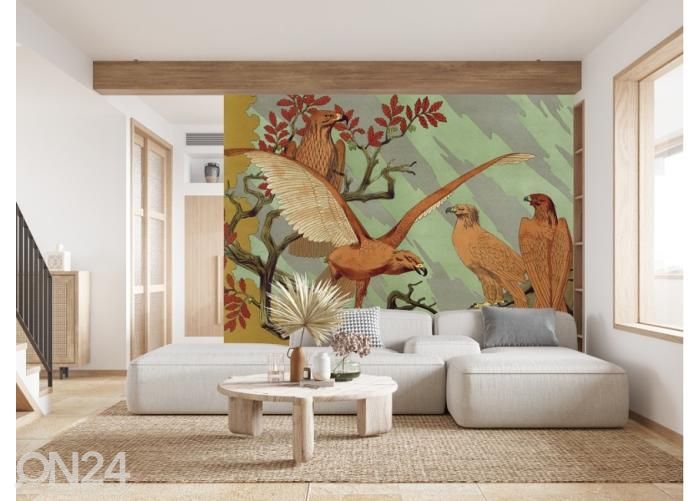 Fliis fototapeet Aigles by Maurice Pillard Verneuil 400x260 cm suurendatud