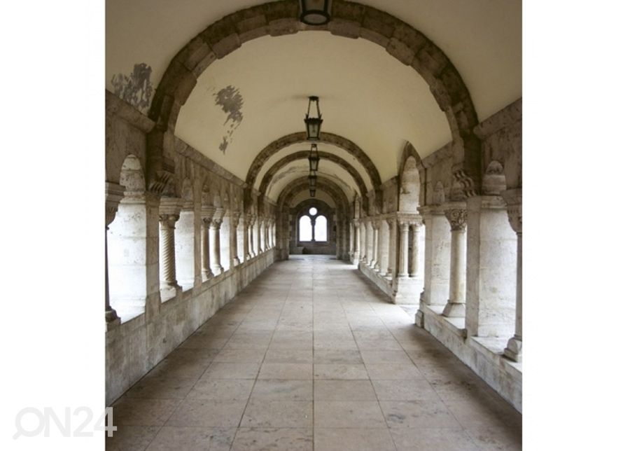Fliis fototapeet Ancient corridor 150x250 cm suurendatud