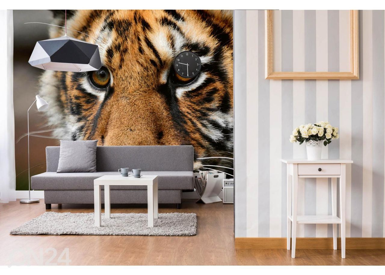 Fliis fototapeet Beautiful Big Tiger suurendatud