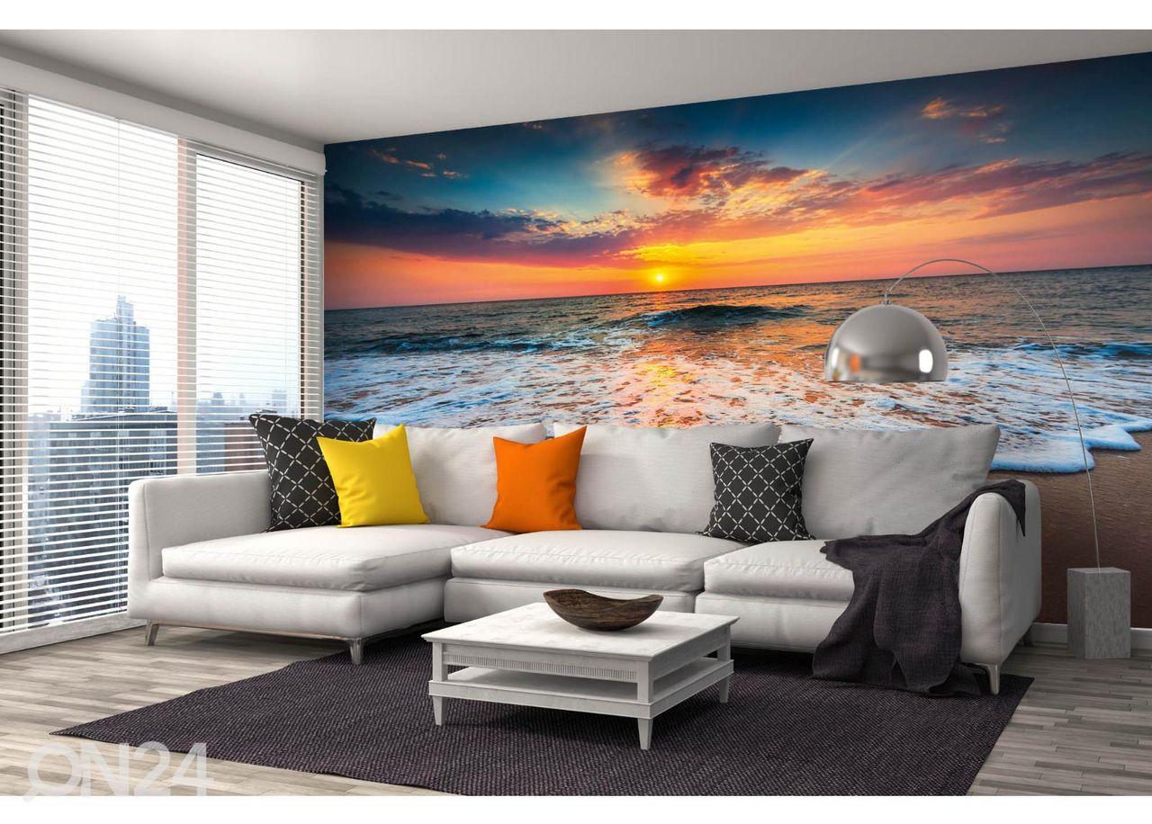 Fliis fototapeet Beautiful Cloudscape suurendatud