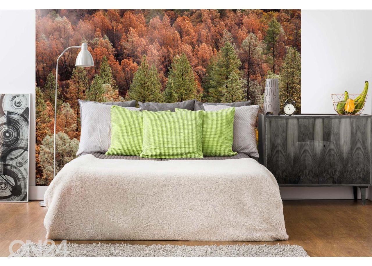 Fliis fototapeet Beautiful Forest suurendatud