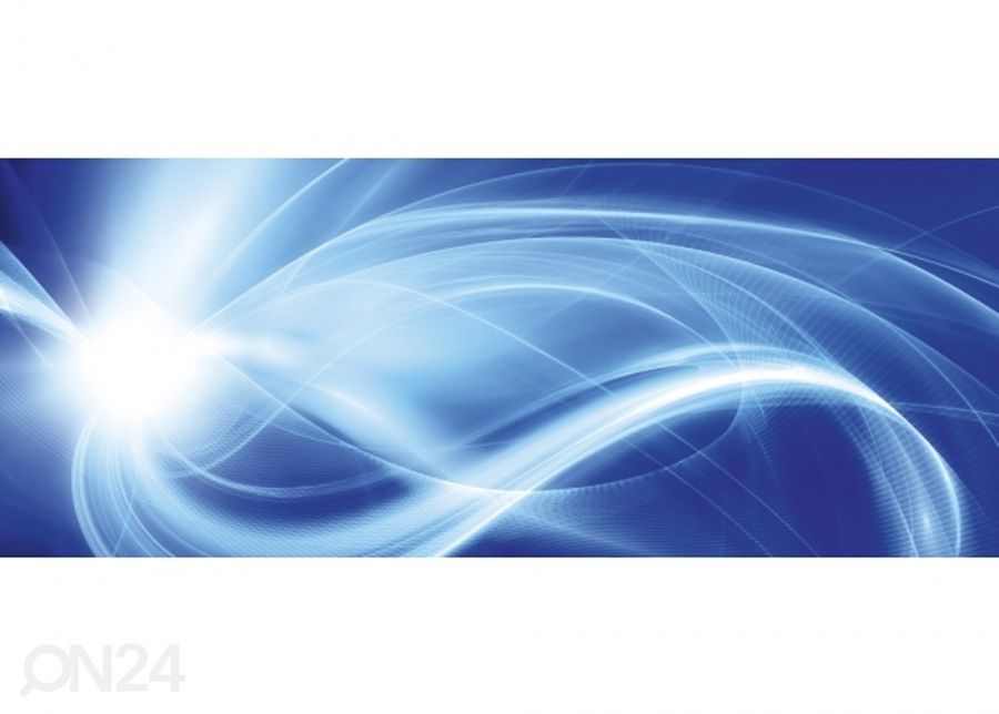 Fliis fototapeet Blue abstract 150x250 cm suurendatud