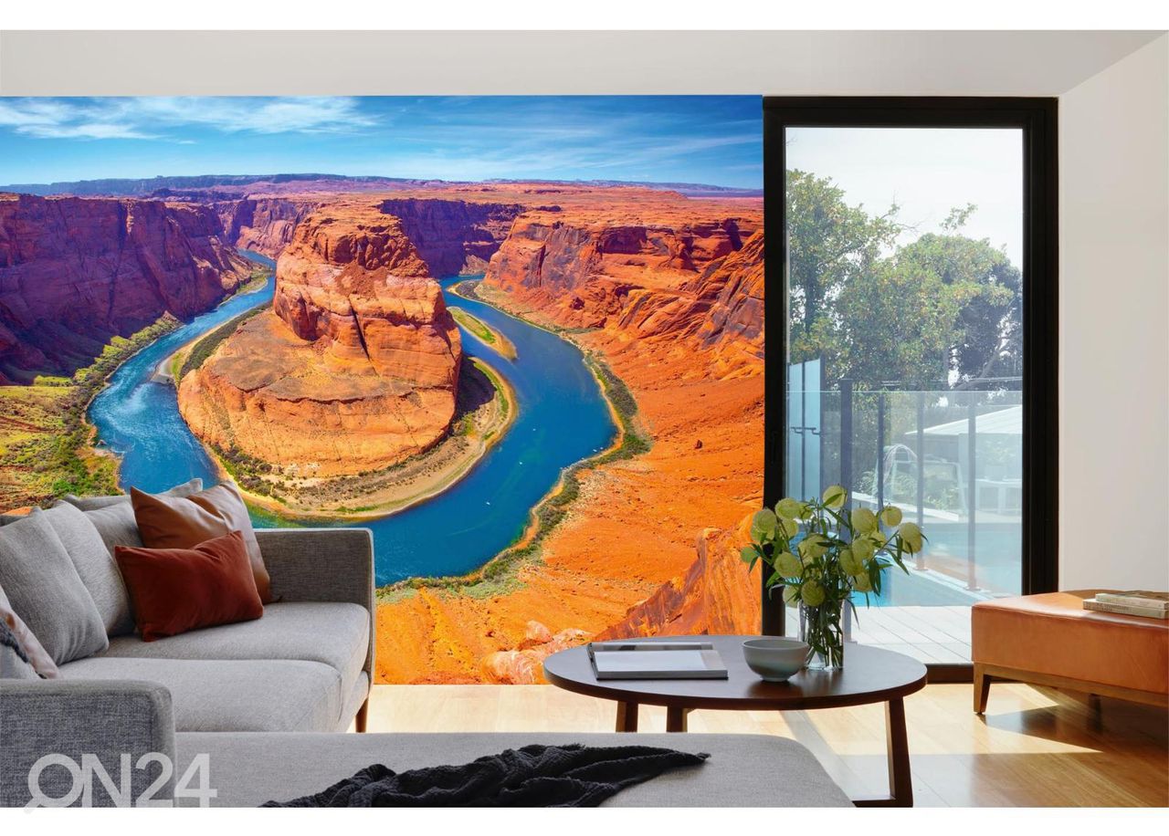 Fliis fototapeet Colorado River In Canyon suurendatud