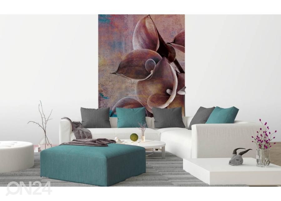 Fliis fototapeet Flower Abstract II 150x250 cm suurendatud