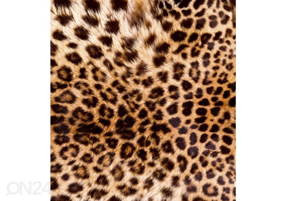 Fliis fototapeet Leopard skin 150x250 cm suurendatud