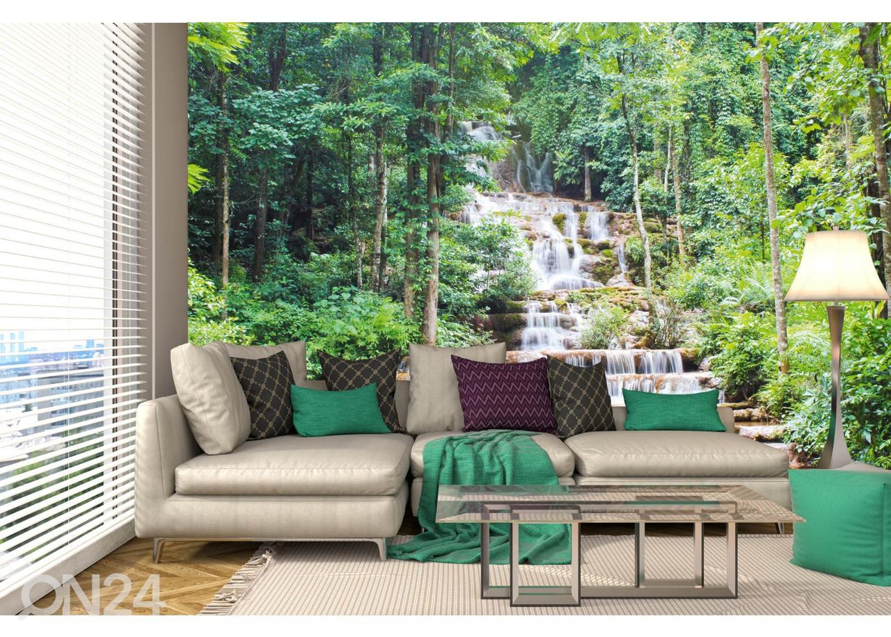 Fliis fototapeet Little Waterfall suurendatud