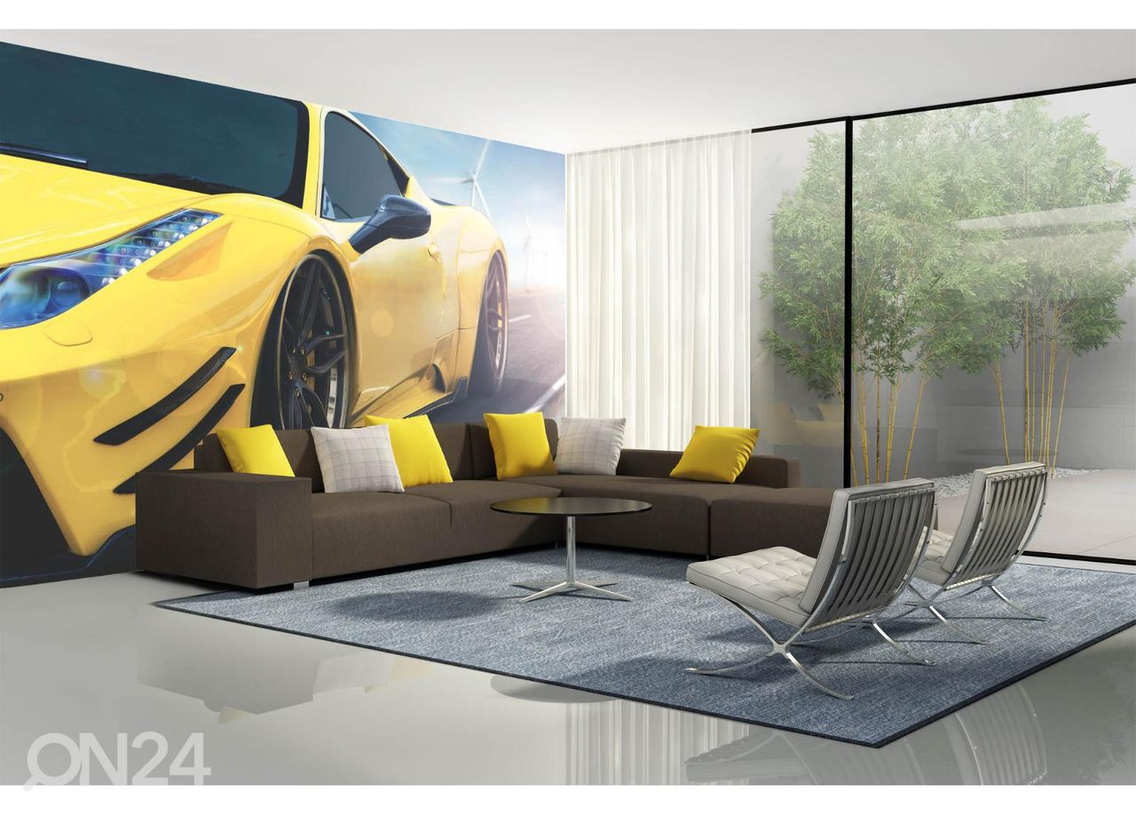 Fliis fototapeet Luxury Car suurendatud