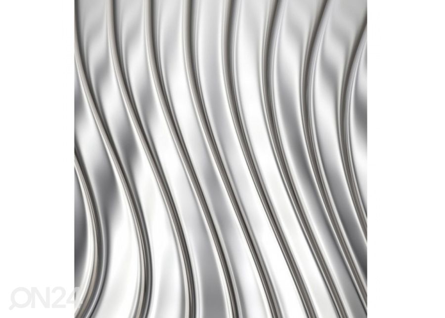 Fliis fototapeet Metal strips 150x250 cm suurendatud