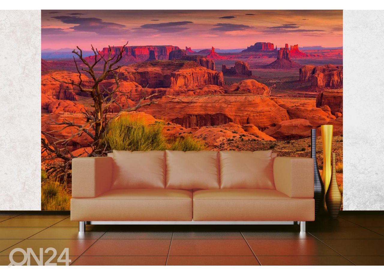 Fliis fototapeet Monument Valley suurendatud