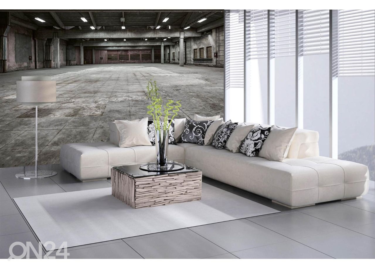 Fliis fototapeet Old Factory Building suurendatud