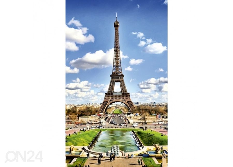 Fliis fototapeet Paris 150x250 cm suurendatud