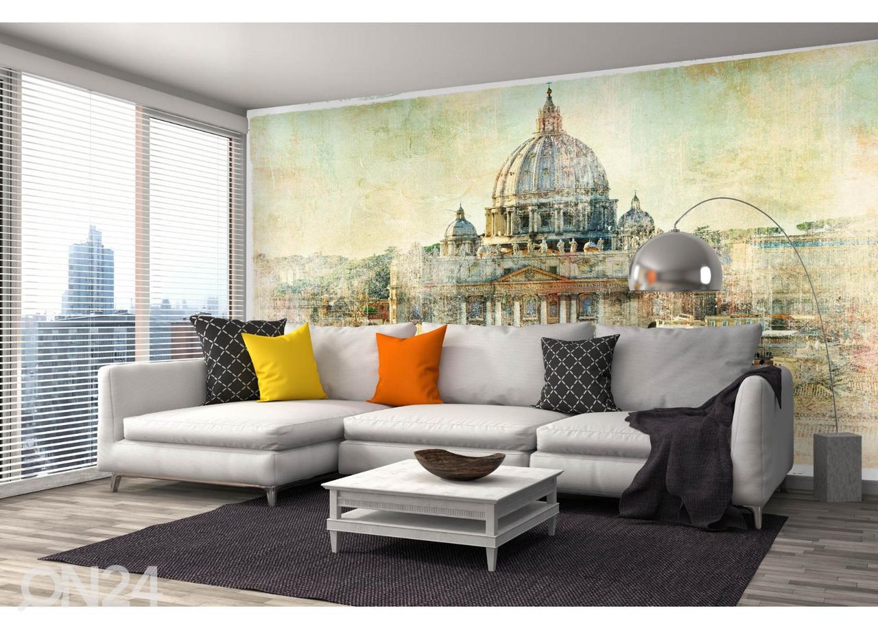 Fliis fototapeet St Pietro, Vatican suurendatud