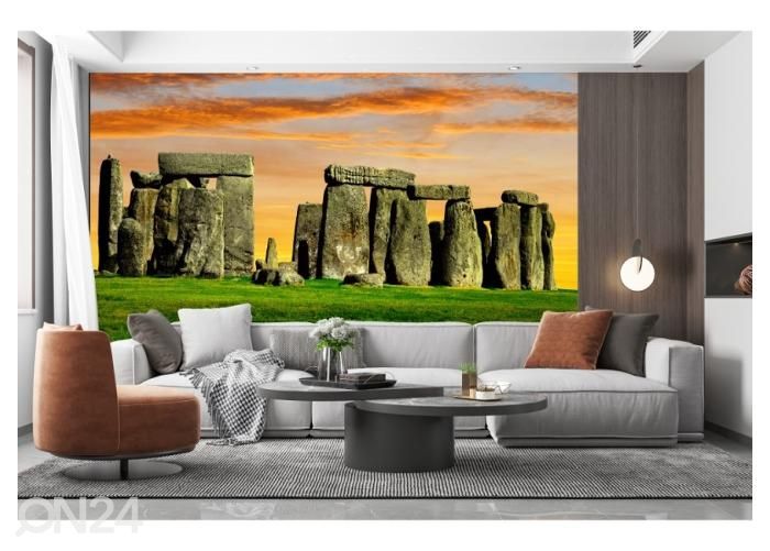 Fliis fototapeet Stonehenge at the sunset 368x254 cm suurendatud